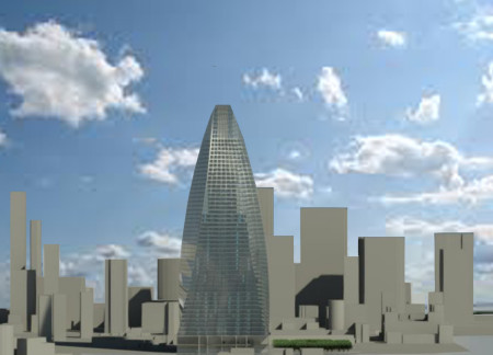 Photovoltaic Glass and Twisting Facades Enhancing Urban Life in a London High-Rise  