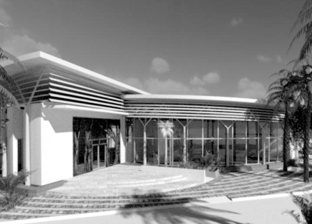 Passive Cooling With Solar Panels and Monolithic Concrete Within A Circular Visitor Center Design  