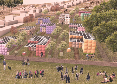 Polycarbonate Walls and Portable Steel Frames for Sustainable Refugee Housing  