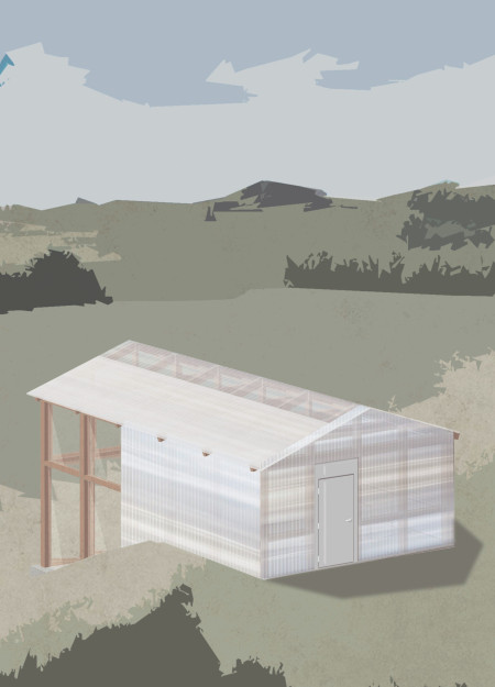 Dynamic Light Play Through Translucent Facades and Natural Materials in a Vineyard Setting
