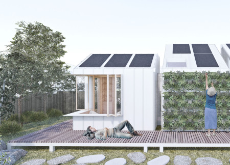 Rainwater Harvesting and Polycarbonate Facades Enhance Sustainable Modular Living