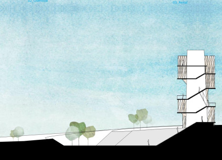 Textile-Inspired Structure Combining Aluminum Facade and Natural Light in a Community Space  
