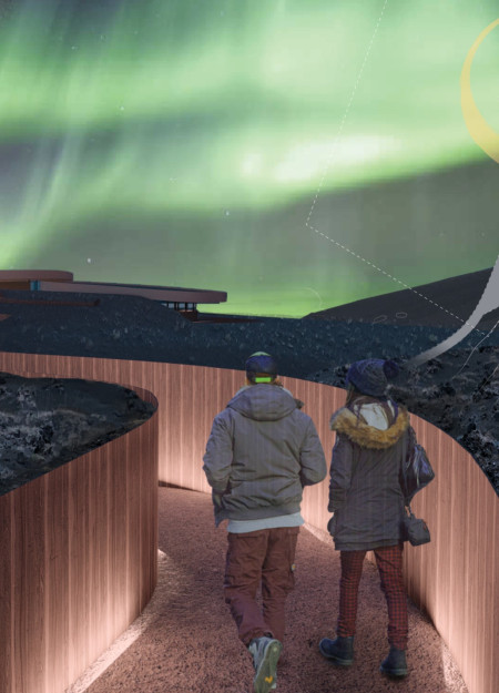 Basalt Cladding and Glulam Timbers Create An Eco-Conscious Visitor Hub Amidst Iceland's Landscape