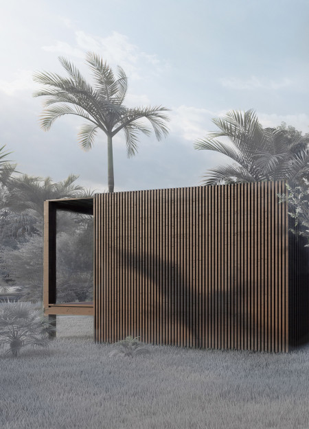 Charred Wooden Shingles and Cross-Laminated Timber Create a Nature-Integrating Retreat  