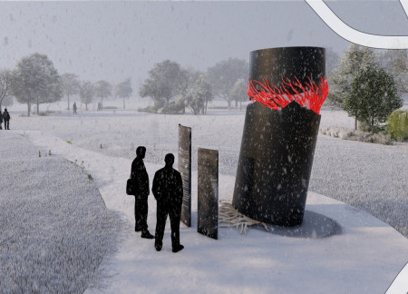 Roots of Resilience in Aluminum and Marble: A Memorial for Reflection and Remembrance