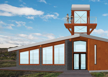Charred Wooden Shingles and Cross-Laminated Timber Elevate Sustainable Urban Living