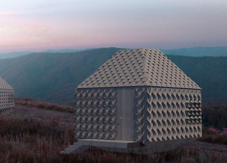 Responsive Pods Composed of Natural Timber with Rainwater Filtration Features
