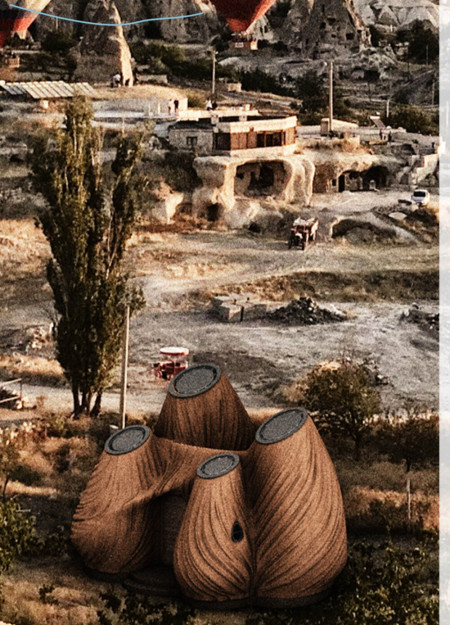 Curvilinear Form Crafted with Cross-Laminated Timber Panels in an Ecological Community Setting
