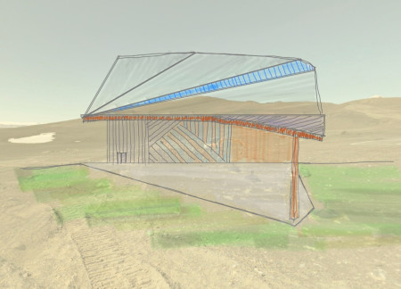 Charred Wooden Shingles and Cross-Laminated Timber Unite In A Sustainable Desert Retreat