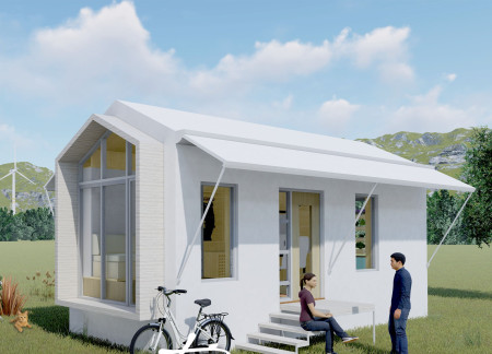 Bamboo And BIPV Integration In A Sustainable Microhome For Urban Living  