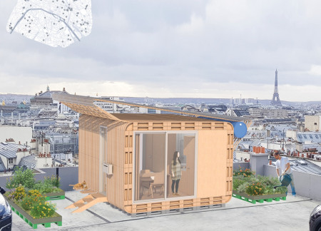 Vertical Gardens and Recycled Plastic Panels Transform Urban Parking Into Sustainable Living Spaces