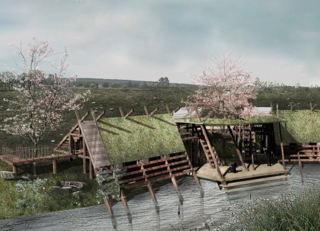 Charred Wooden Shingles and Cross-Laminated Timber Panels Forming Seamless Retreat in Nature  