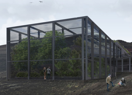 Charred Wood Shingles and Thermal Glass Embrace Nature in a Sustainable Dining Experience  
