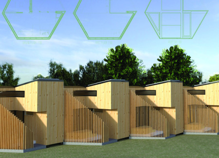 Bamboo Construction With Solar Panels and Rainwater Systems for Sustainable Urban Living
