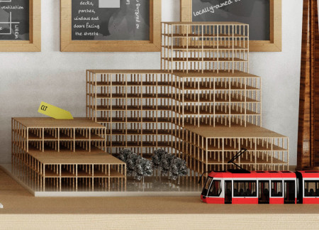 Charred Wooden Shingles and Reclaimed Materials Create a Connected Urban Living Environment