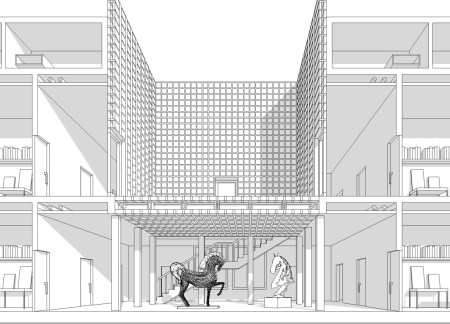 Charred Wooden Shingles and Natural Light Define An Educational Hub for Equine Heritage  