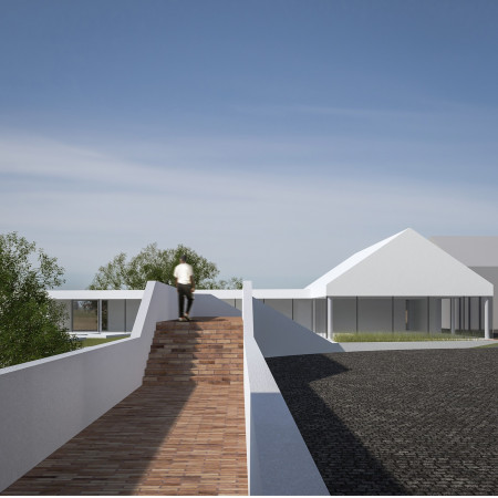Terracotta and Stucco Retreat Embracing Vineyard Views and Sustainable Living