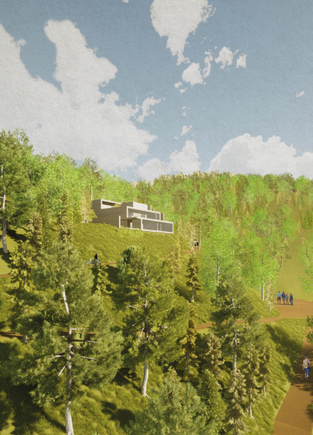 Natural Stone Integration With Cross-Laminated Timber Panels For a Tranquil Wellness Retreat
