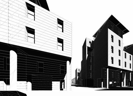 Sustainable Housing Crafted From Palm Trunks With Integrated Solar Energy in Desert Communities