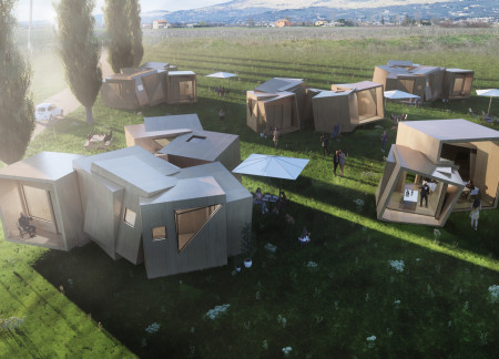 Cross-Laminated Timber With Charred Wooden Shingles Embraces Nature in Winery Design