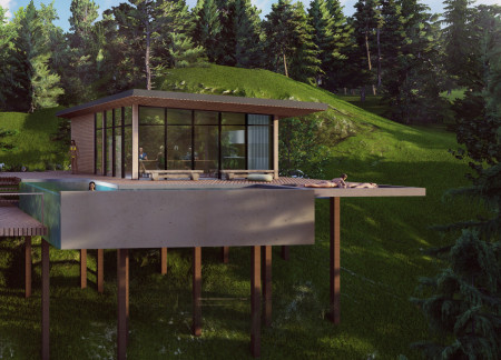 Cross-Laminated Timber Panels and Green Roofing Enhance Community Connection