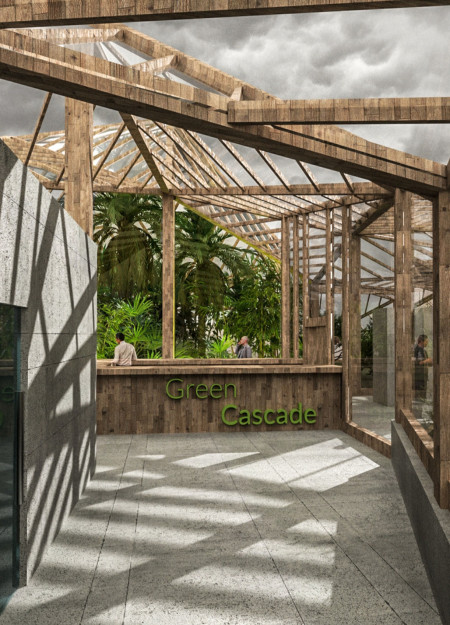Charred Wooden Shingles and Geothermal Heating Enhance Sustainable Dining Near a Volcano