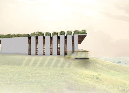 Charred Wood Shingles and Expansive Glass Form a Vineyard Tasting Room Integrated with Nature