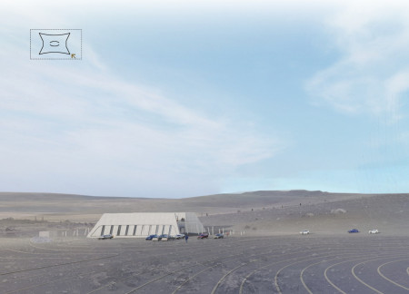Volcanic Concrete and Cross-Laminated Timber Center Embracing Geothermal Landscapes