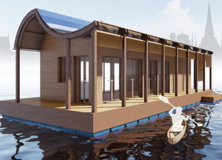 Radial Roofs and Rainwater Harvesting in Flexible Timber Living Solutions  