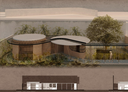 Tactile Community Spaces Crafted From Guadua and Natural Materials Emphasizing Sensory Navigation