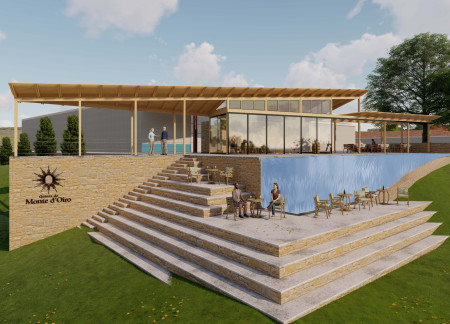Charred Wooden Shingles and Cross-Laminated Timber Create a Seamless Wine Tasting Experience