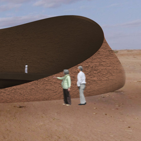 Community Pavilion Utilizing Rammed Earth and Reinforced Concrete for Cultural Resilience