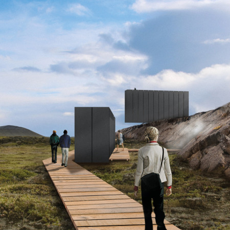 Charred Wooden Shingles and Perforated Facades Create a Multifunctional Urban Space