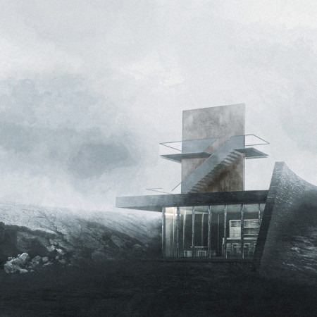 Geothermal Design Integrating Natural Stone and Reinforced Concrete for Observational Spaces