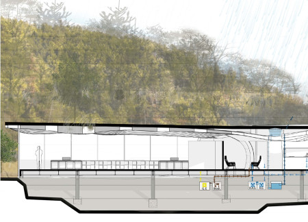 Curtain Wall Integration With Natural Wood Textures in a Serene Residential Retreat