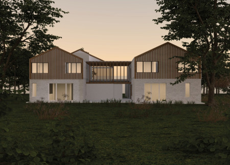 Charred Wooden Shingles and Cross-Laminated Timber Panels Form a Creative Retreat for Artists  