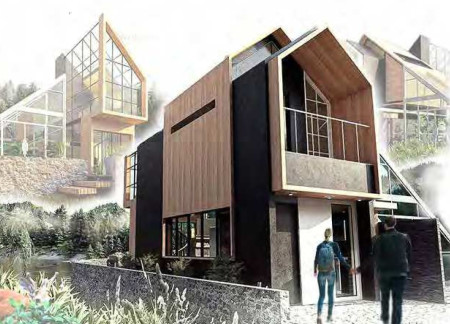 Charred Wooden Shingles and Large Glazing Create a Sustainable Microhome Experience