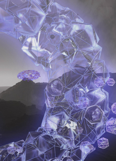Biometric Interaction Environments Featuring Transparent Glass and Steel Frameworks for Community Engagement