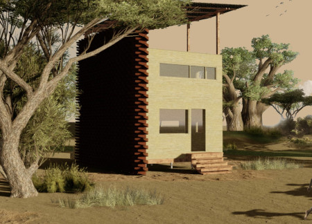Clay Walls and Rainwater Bricks Shaping a Sustainable Learning Environment