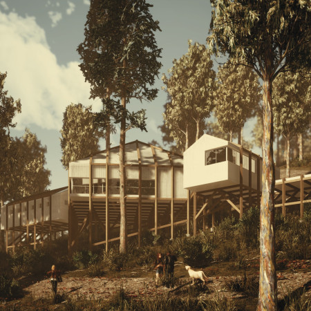 Charred Wooden Shingles And Timber Frame Elevate A Tranquil Wellness Retreat  