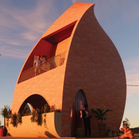 Earthen Community Spaces Enhanced by Bamboo and Passive Cooling Techniques in Rural Rajasthan