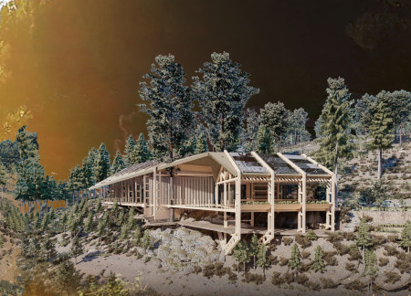 Thermal Mass and Thatch Roofing in a Sustainable Yoga Retreat