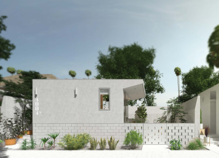 Charred Wooden Shingles and Concrete Form Define Compact Living in Urban Sustainability