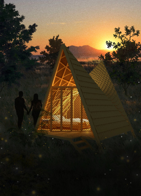 Charred Wooden Shingles and Cross-Laminated Timber Panels Define A Modern Community Hub