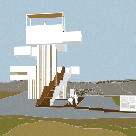 Floating Walkways and Triple-Layered Glass Emphasize Connection to Nature in a Sustainable Visitor Center  
