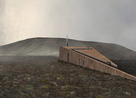 Basalt and Concrete Fissures Marrying Natural Topography with Educational Spaces