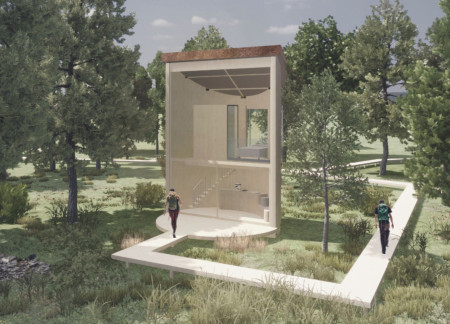 Cross-Laminated Timber Cabins with Tatch Roofing Nestled in Latvian Biodiversity