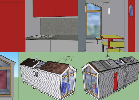 Charred Wooden Shingles and Cross-Laminated Timber Create Compact Sustainable Living Solutions  
