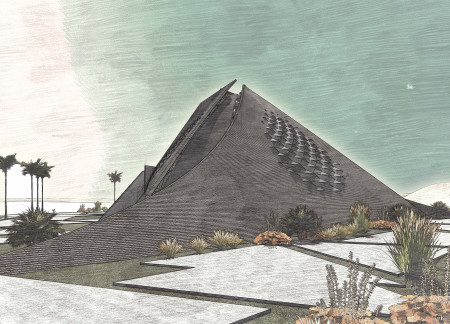 Biocomposite Structure Integrating Natural Ventilation and 3D Printing for Community Use
