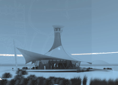 Tensile Membrane Structure Articulating Cultural Heritage With Sustainable Timber Elements
